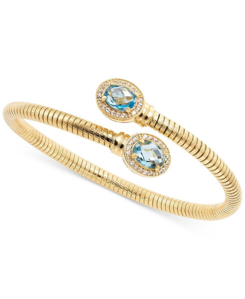 Браслет Macy's Topaz Bypass Gold 14k