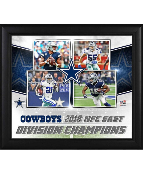 Dallas Cowboys Framed 15" x 17" 2018 NFC East Division Champions Collage