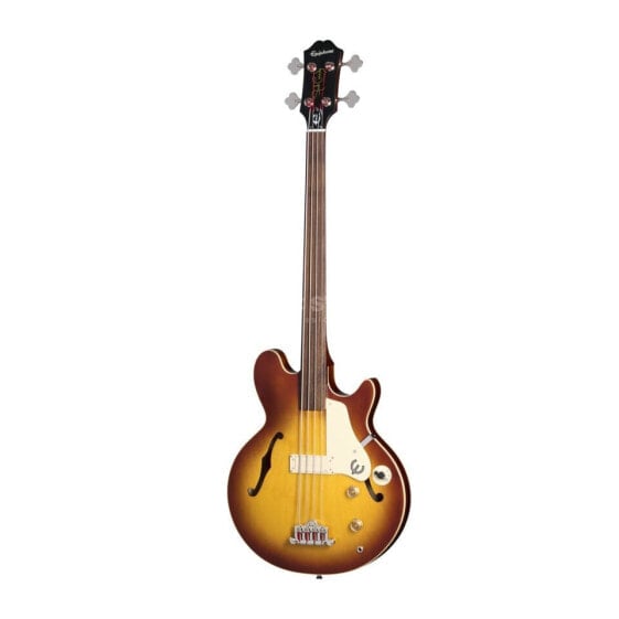 Epiphone Jack Casady Fretless Bass Aged Royal Tan