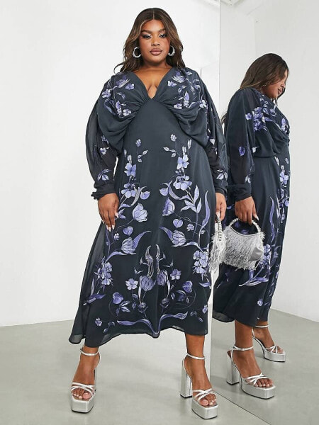 Asos batwing dress best sale