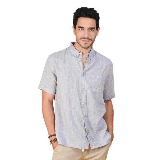 HAPPY BAY Shades of grey short sleeve shirt