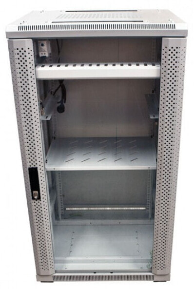 ALLNET ALL-SNB6632BDGRAU - 32U - Freestanding rack - 500 kg - Gray - Metal - Closed