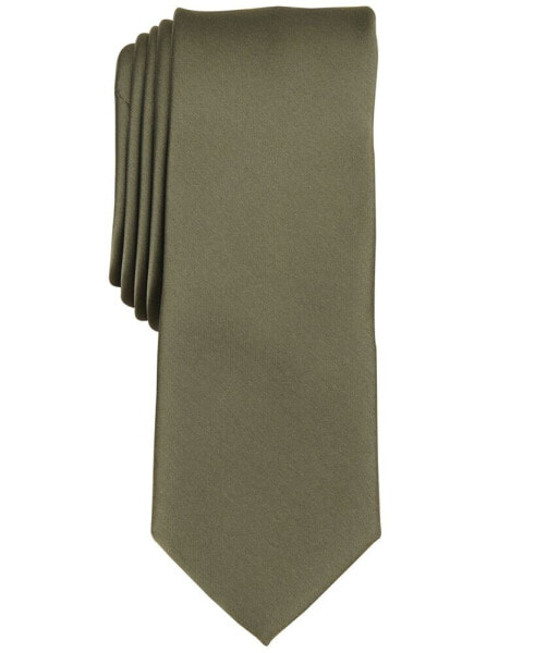Men's Logan Solid Skinny Tie, Created for Macy's
