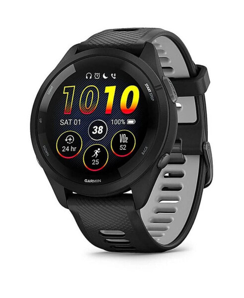265 Running Watch - Black - Silicone Strap - Unisex Smart Watch