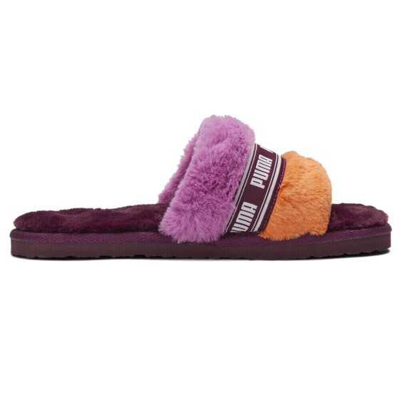 Puma Fluffy Jazzy Slide Womens Size 6 M Casual Sandals 385721-01