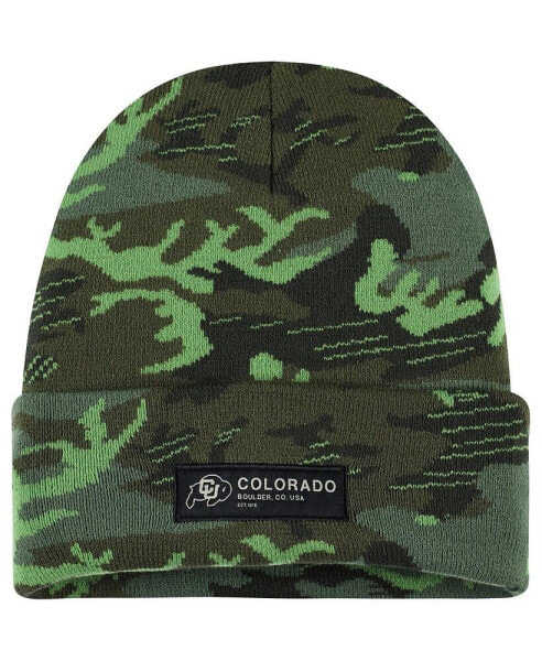 Men's Camo Colorado Buffaloes Veterans Day Cuffed Knit Hat