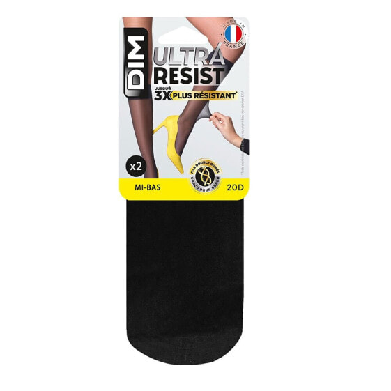 DIM PARIS Ultra Resist 20 Deniers Knee-High Stockings 2 Pairs