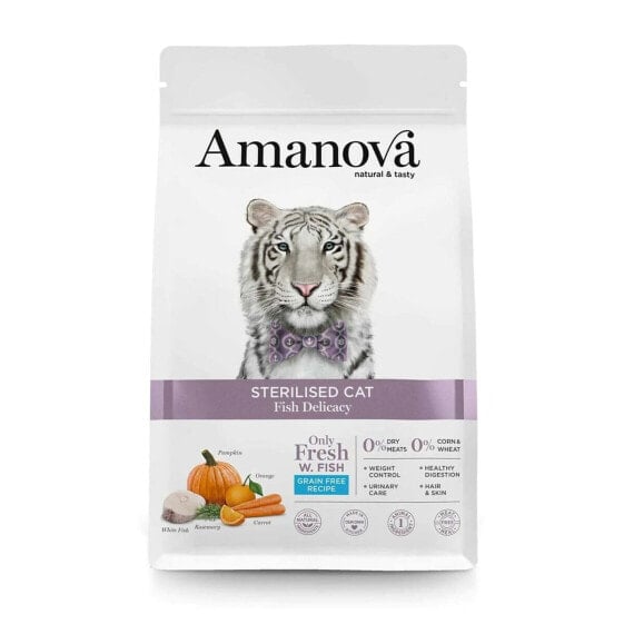 Cat food Amanova Fish Delicacy Fish 1,5 Kg