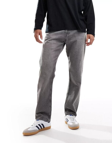 Jack & Jones chris straight jean in grey wash