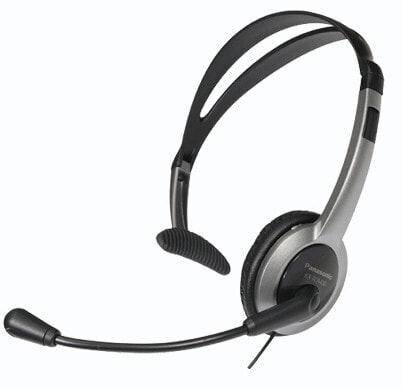 Гарнитура Panasonic RP-TCA430E-S - дуга для головы - Офис/Колл-центр - серый - моно - 1,2 м