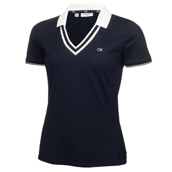 CALVIN KLEIN GOLF Delaware Woman Short Sleeve Polo