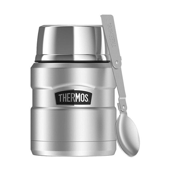 Термос Thermos Style Food со складной ложкой и чашкой - 470 мл нержавеющая сталь