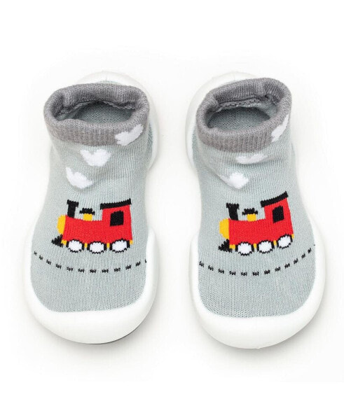Infant Boys Breathable Washable Non-Slip Sock Shoes Train