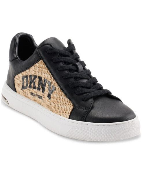 Women's Abeni Arch Raffia Logo Low-Top Sneakers