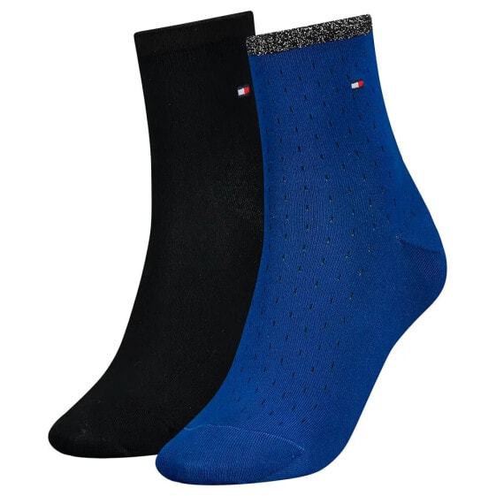 TOMMY HILFIGER Dropped Ndl Roll socks 2 pairs