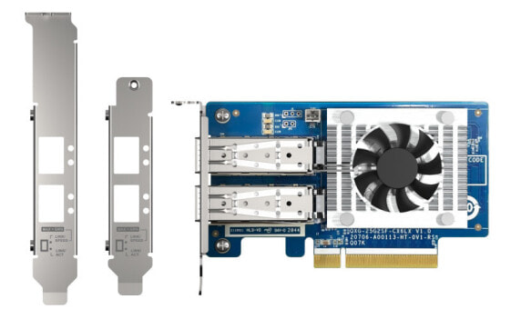 QNAP QXG-25G2SF-CX6 - Internal - Wired - PCI Express - Fiber - 25000 Mbit/s
