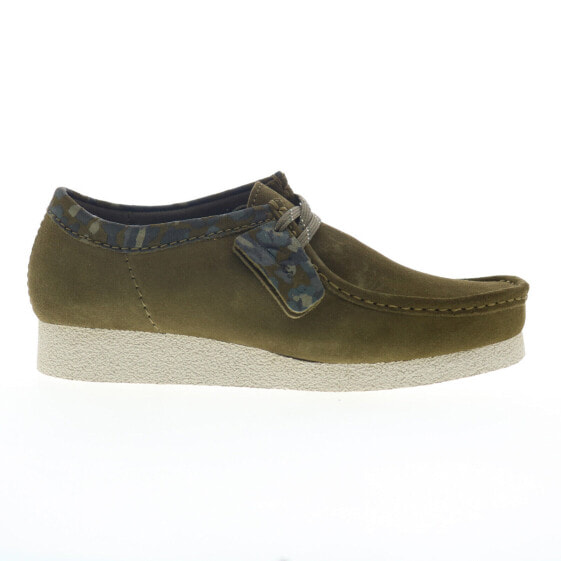 Clarks Wallabee EVO 26172903 Mens Green Oxfords & Lace Ups Casual Shoes