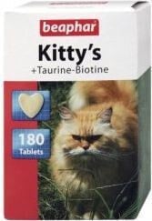 Витамины Beaphar Kitty's с таурином и биотином, 75 шт.