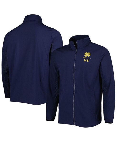 Men's Navy Notre Dame Fighting Irish Squad 3.0 Full-Zip Jacket