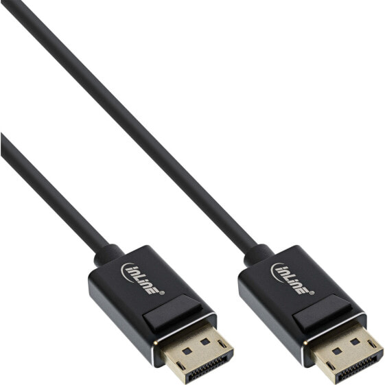 InLine DisplayPort 2.0 cable - 8K4K UHBR - black - gold-plated contacts - 3m