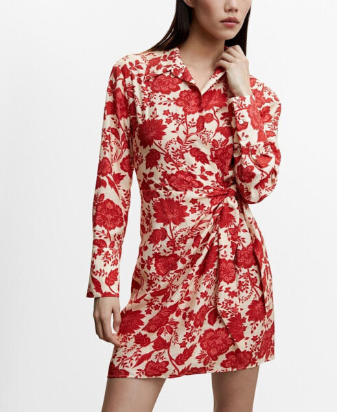 Women's Floral Wrap Dress