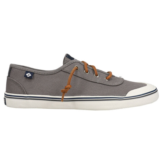 Sperry Lounge 2 Lace Up Womens Grey Sneakers Casual Shoes STS86726