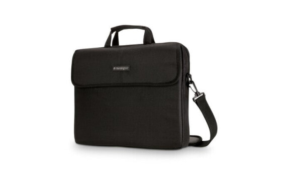 Kensington Simply Portable 15.6'' Laptop Sleeve- Black - Sleeve case - 39.6 cm (15.6") - Shoulder strap - 420 g
