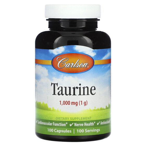 Taurine, 1,000 mg, 100 Capsules