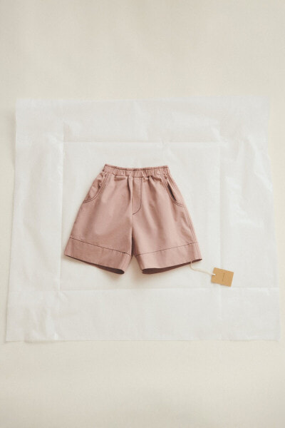 Timelesz - long poplin bermuda shorts