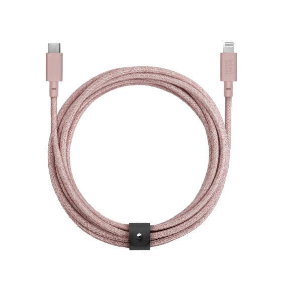 Native Union Belt USB-C auf Lightning Kabel"Rosa USB-C auf Lightning 3m