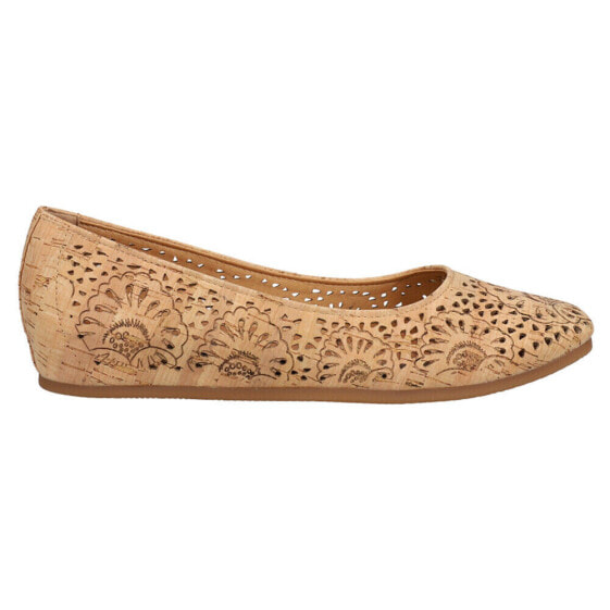 Baretraps Chika Perforated Slip On Womens Brown Flats Casual BT-S2311095-003-10