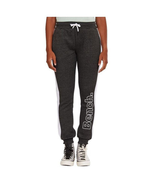 Womens Zarah Colorblock Joggers in Dark Grey Marl