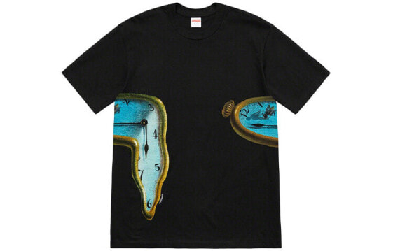 Supreme SS19 The Persistence of Memory Tee Black T SUP-SS19-703