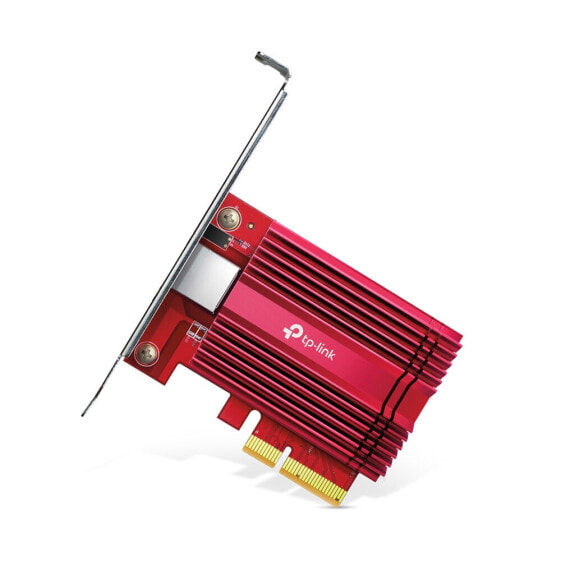 TP-LINK TX401 - Internal - Wired - PCI Express - Ethernet - 10000 Mbit/s - Red