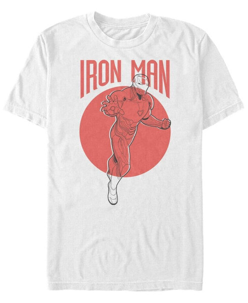 Marvel Men's Avengers Endgame Iron Man Pop Art, Short Sleeve T-shirt