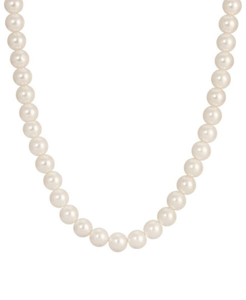 Women's Gold-tone w/8mm Imitation Pearl Necklace