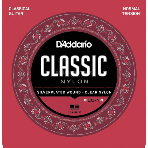 D'Addario Classical Strings EJ27N-3/4 3/4 Size, Silverplated, Normal