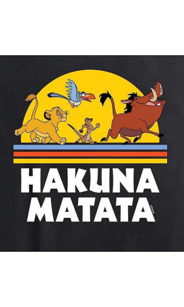 Trendy Plus Size The Lion King Hakuna Matata Graphic T-Shirt