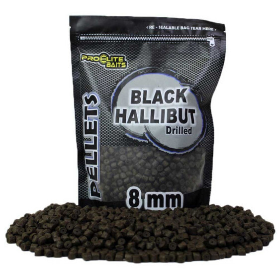 PRO ELITE BAITS Black Halibut Coppens Drilled Pellets 900g