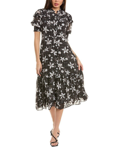 Платье Gracia Floral Print Flounce Midi Dress Women's