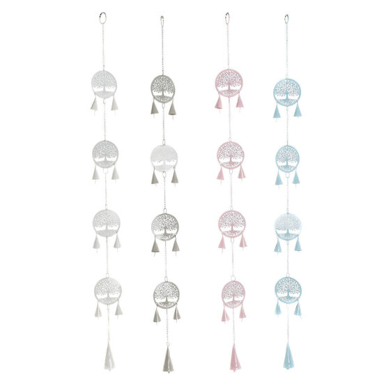 Hanging decoration DKD Home Decor Tree White Beige Grey Pink 7 x 3 x 96 cm (4 Units)