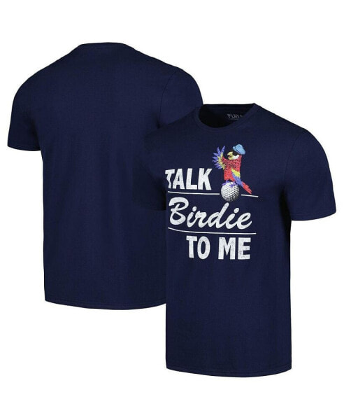 Men's and Women's Navy Talk Birdie To Me T-shirt