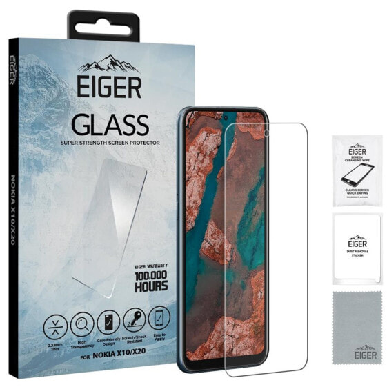 Сумка для ноутбука Eiger EGSP00773 - Nokia - X10/X20 ударопрочная - защита от грязи - защита от пыли - устойчива к маслу - устойчива к царапинам - ударопрочная - прозрачная - 1 шт.
