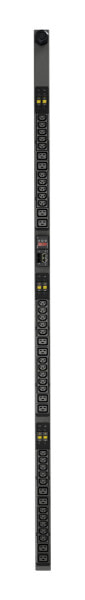 Vertiv Geist rPDU - monitored - 0U - input IEC60309 230/400V 3x32A - outputs (30)C13 | (12)C19 - Monitored - 0U - Three-phase - Vertical - Black - 42 AC outlet(s)