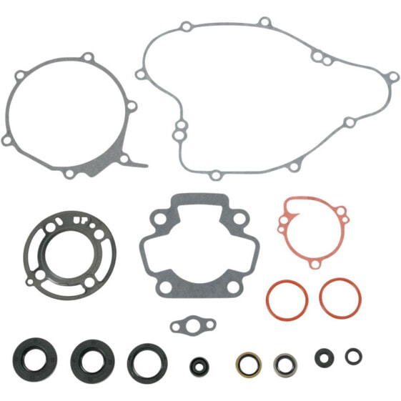 MOOSE HARD-PARTS 811412 Offroad Complete Gasket Set With Oil Seals Kawasaki KX65 00-05