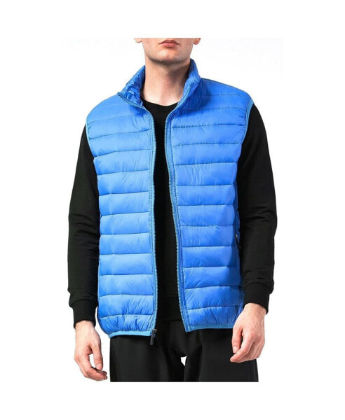 Men's Down Alternative Vest Jacket Lightweight Packable Puffer Vest