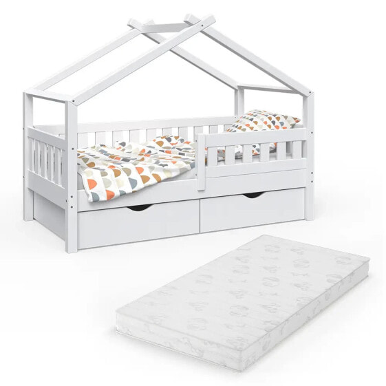 Kinderbett Design Matratze Schubladen