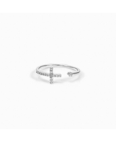 Cross Adjustable Ring