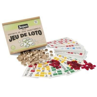 Spiel Lotterie - Box aus Holz