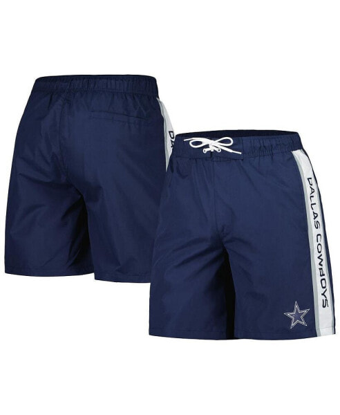 Men's Navy Dallas Cowboys Streamline Volley Swim Shorts